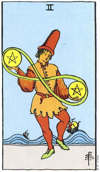 Two of Pentacles Pictures, Images and Photos