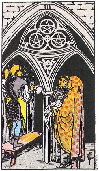 Three of Pentacles Pictures, Images and Photos