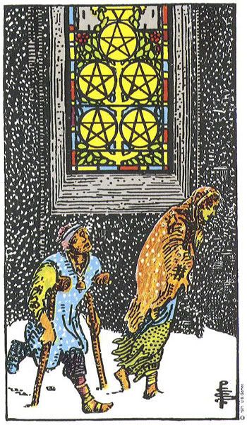 Five of Pentacles Pictures, Images and Photos