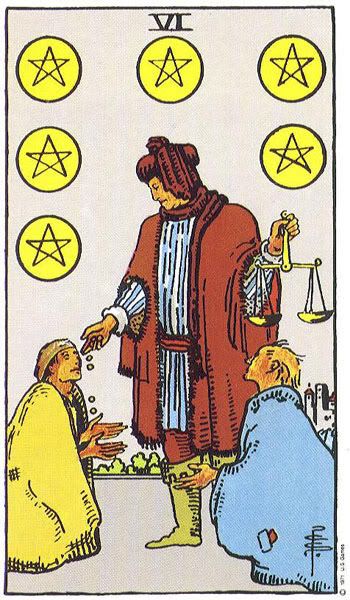 Six of Pentacles Pictures, Images and Photos