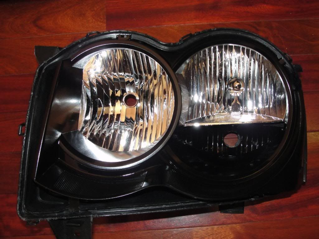 Rockauto 08+ headlights *Opened for paint/halos* Jeep Garage Jeep