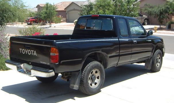 For Sale - - 1996 Black Toyota Tacoma Extend Cab Pickup Truck 2x4