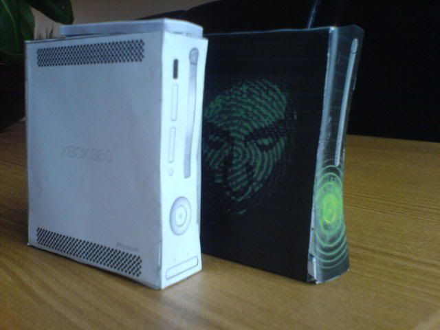 xbox logo black. Customized Xbox 360 black (Fx