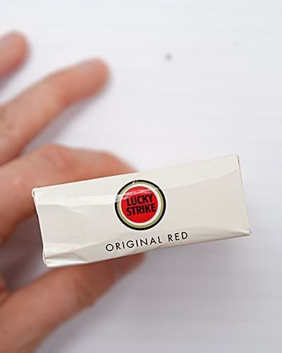 Lucky Strike Cigarette Packet Lucky Strike Cigarette Packet