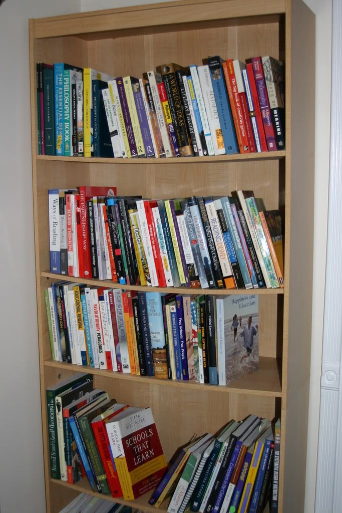 tall bookshelf