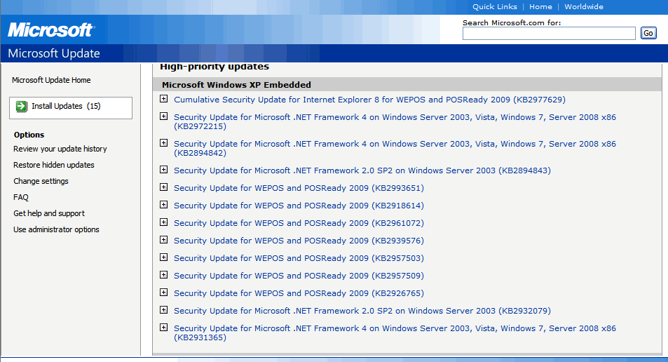 Windows Embedded Posready 2009 Product Key List