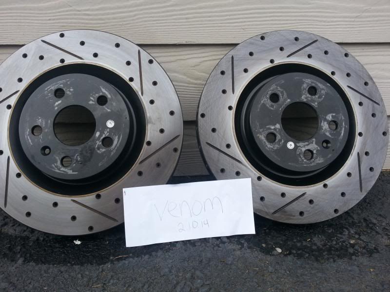 FS Stop Tech drilled and slotted front rotors Camaro5 Chevy Camaro
