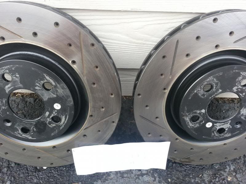 FS Stop Tech drilled and slotted front rotors Camaro5 Chevy Camaro