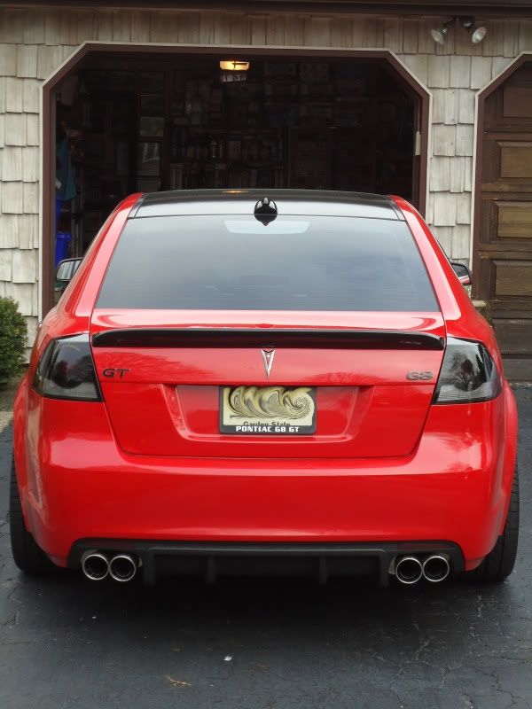SLP High Lip Spoiler Installed Pontiac G8 Forum