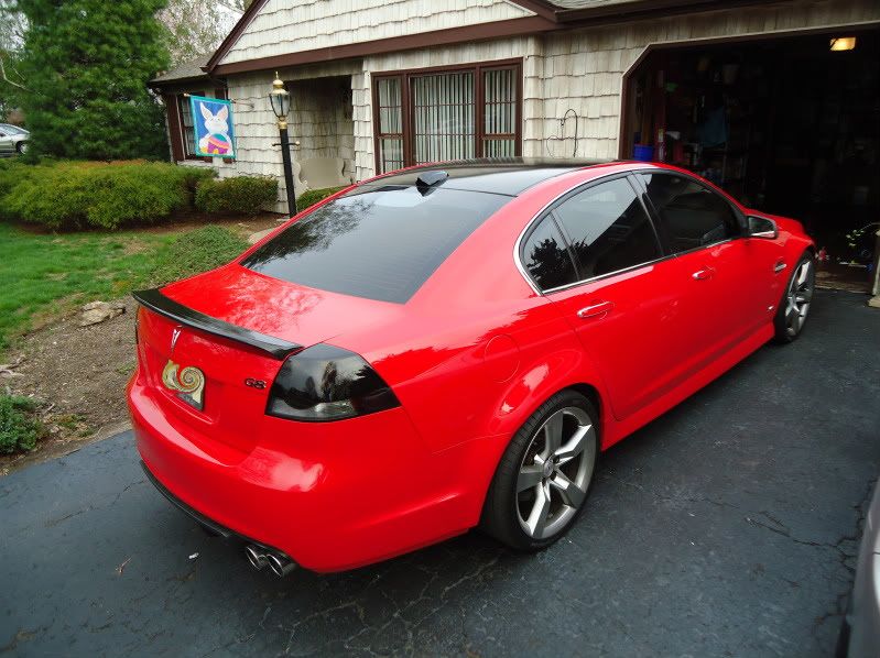 SLP High Lip Spoiler Installed Pontiac G8 Forum