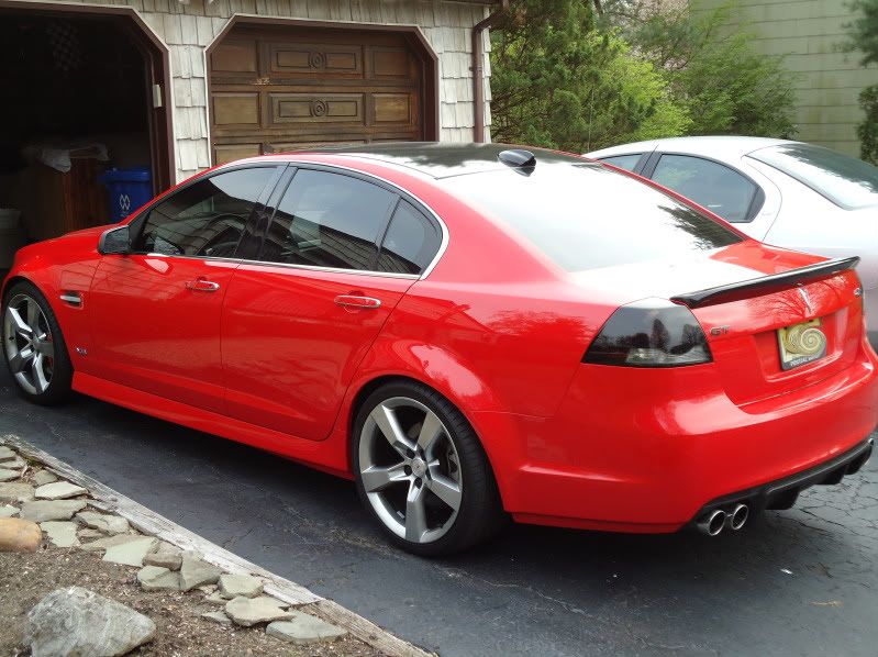 SLP High Lip Spoiler Installed Pontiac G8 Forum
