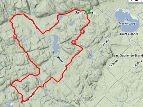 Le parcours des deux sommets