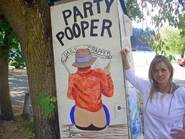 The Party Pooper Portapotty