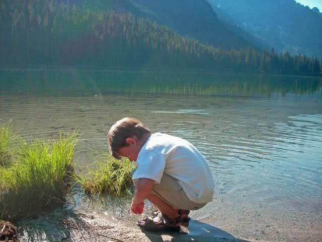 casey, hyas lake