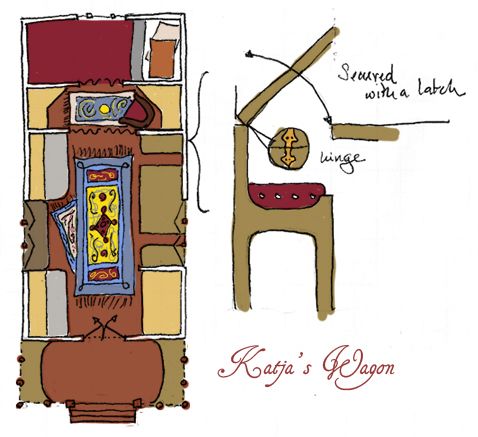 The original blue wagon