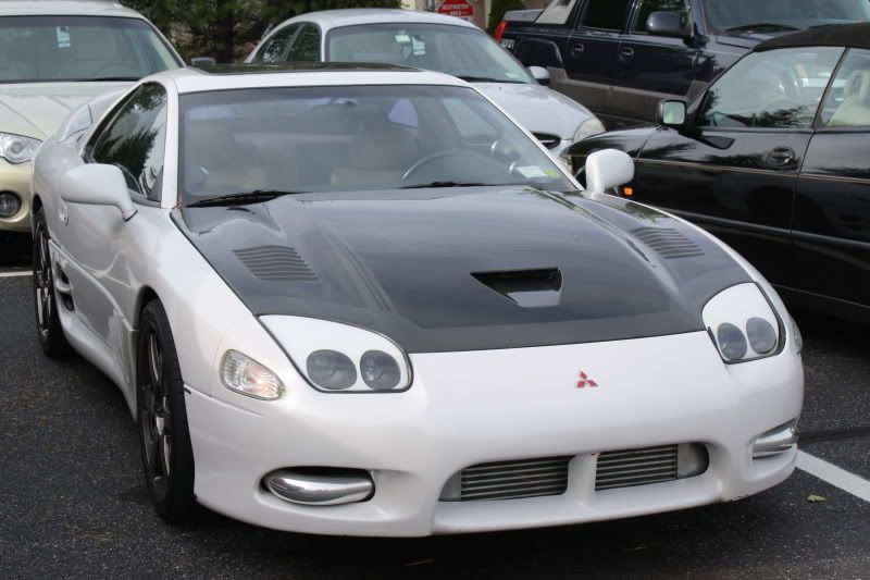 Carbon Fiber Hood On White VR4? Page 2 3000GT/Stealth International
