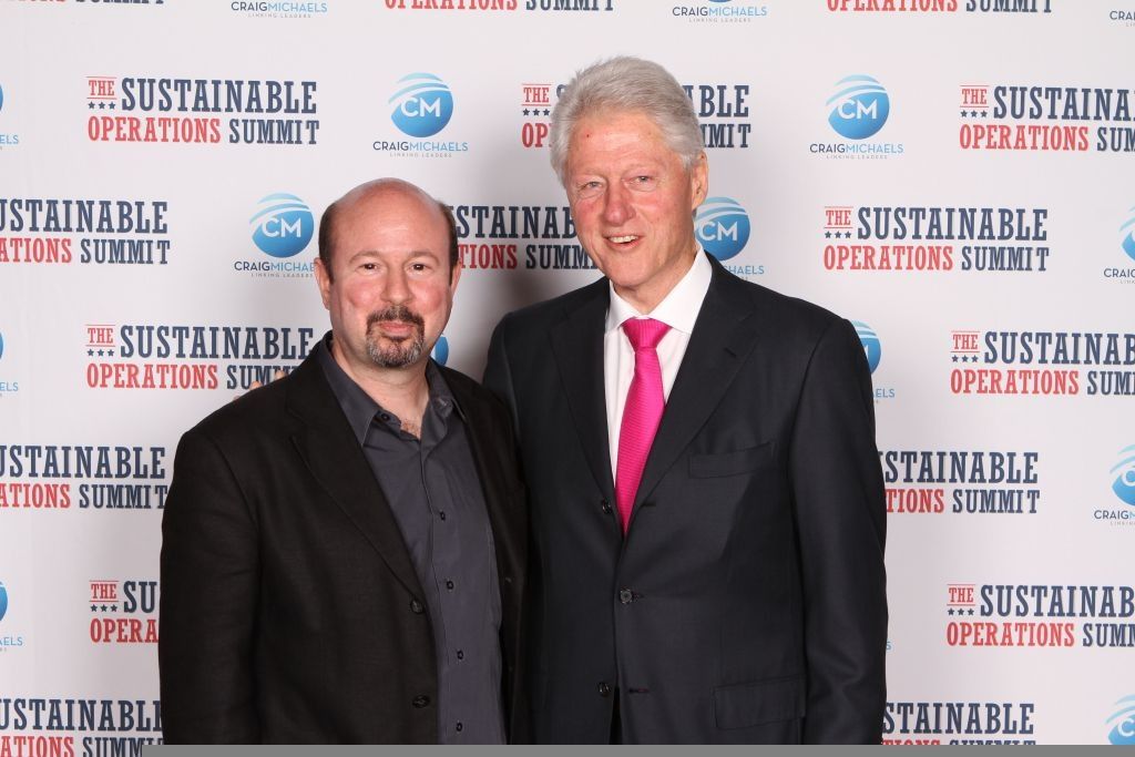 Michael Mann and Bill Clinton
