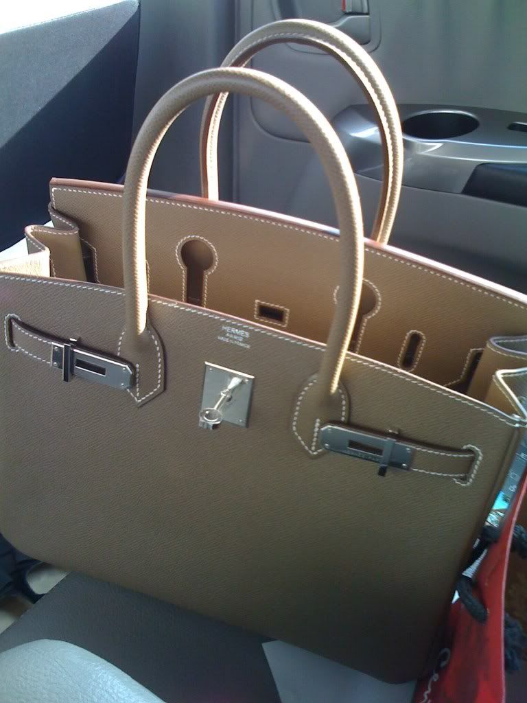 Birkins: Etoupe Togo Vs Etoupe Clemance - Page 5 - PurseForum  