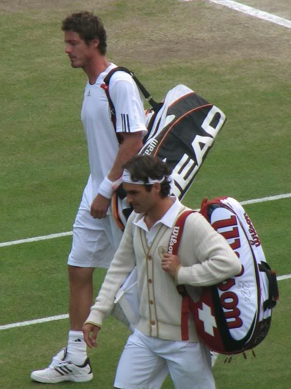 Marat Safin and Roger Federer