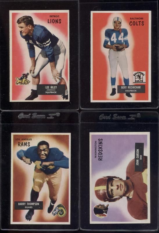 Lot - 1955 Bowman #1 Doak Walker Detroit Lions Football Card