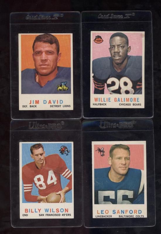 1959 Topps Football #44 John Henry Johnson CREASED Detroit Lions