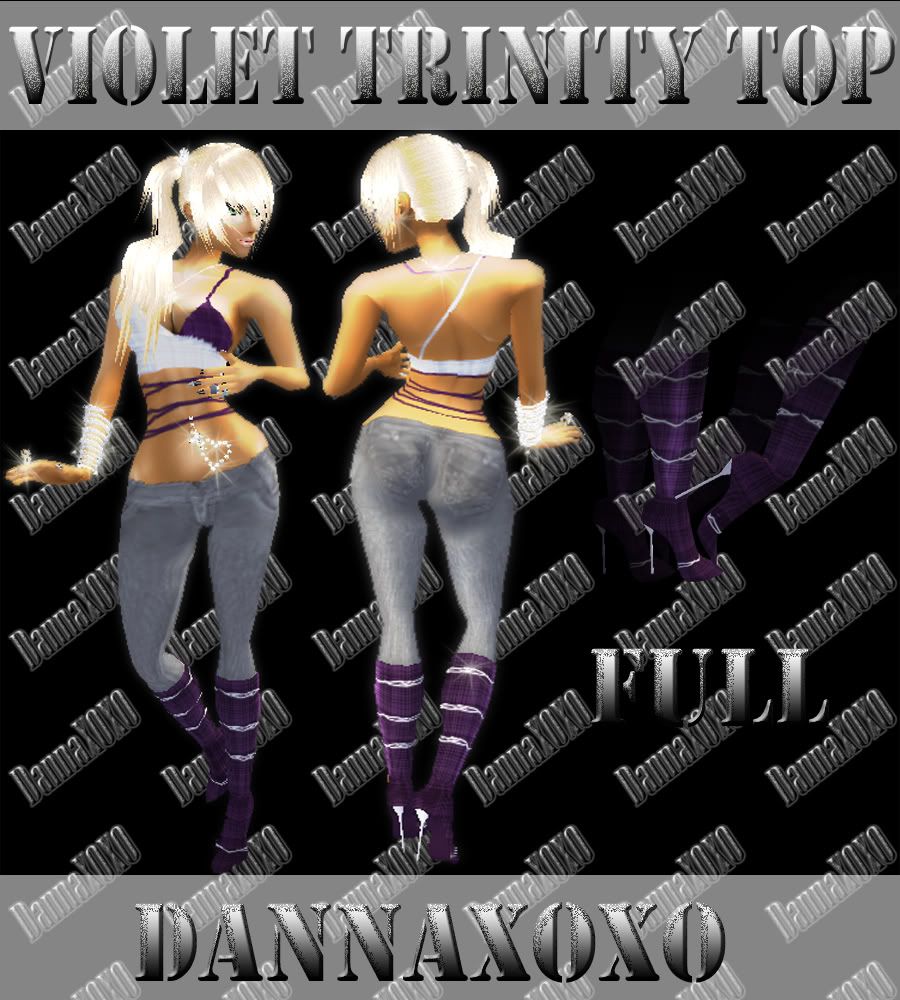 violet trinity top