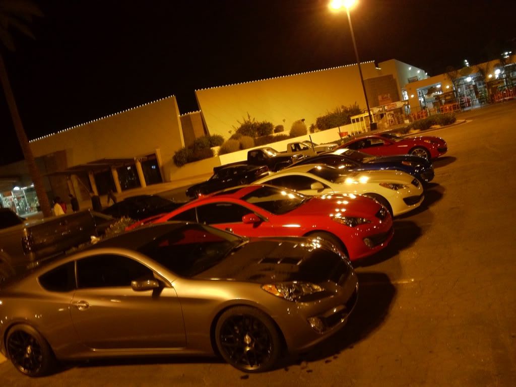 Scottsdale, AZ Pavilions Car Show / GenCoupe Meet Hyundai Genesis Forum