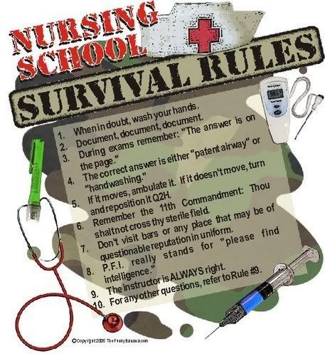 Nursing School Rules