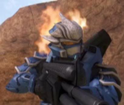 Halo Flaming Helmet