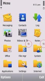 Change Open App Icon in NOKIA N97