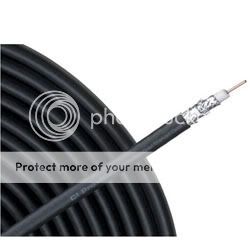 60% BRAIDED CABLE, BEST QUALITY RG6 CABLE TO BE USED WITH DIGITAL TV 