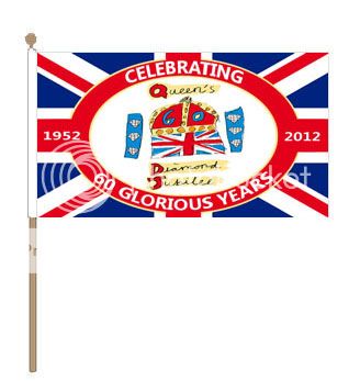 Queens Diamond Jubilee Flag Official Elizabeth 60 Years Royal Union 