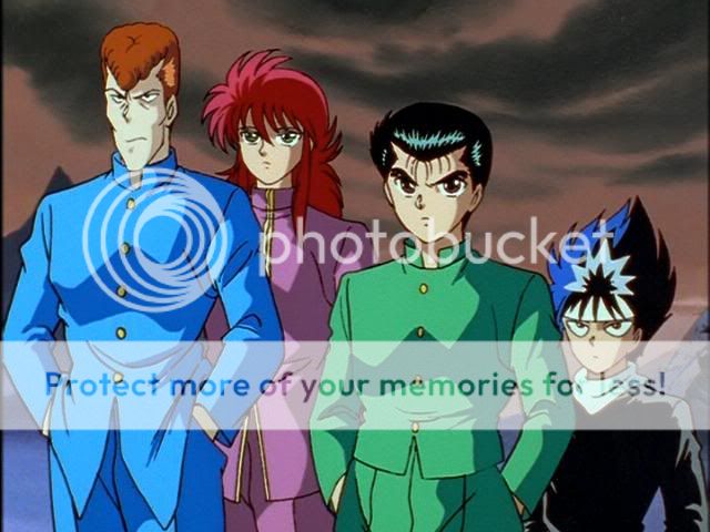 Yusuke, Kuwabara, Hiei, And Kurama Photo by JuniorMintKiss | Photobucket