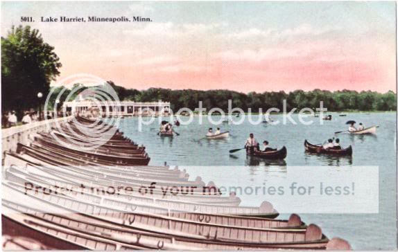 1900s Lake Harriet Minneapolis Band Shell&Pav. Postcard  