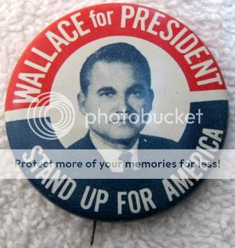 1968 George Wallace for President Stand Up for America Election 