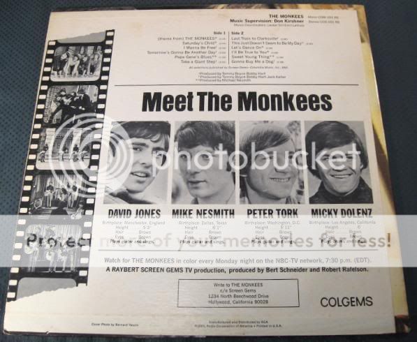 The Monkees Meet The Monkees 33 LP COM 101 RE Mono 1966  