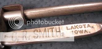 Antiqu 1907 CR Smith Lakota Iowa Advertising Can Opener  