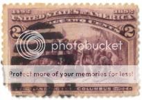 1892 Landing of Columbus   Exposition 2 Cent Stamp 2¢  